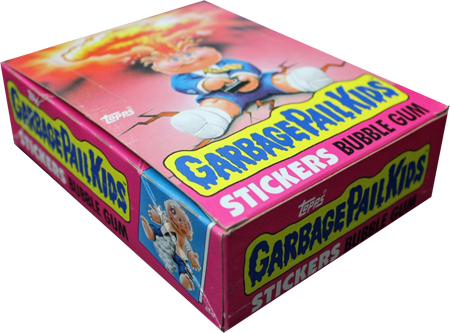 1986 Topps GPK Garbage Pail Kids EMPTY Giant Sticker Display Box ^ Series 2 