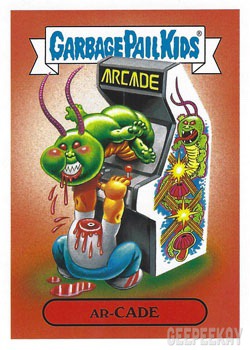 Garbage Pail Kids Topps 2018 Sticker We Hate The ‘80s Video Games Burger Tim 8a 