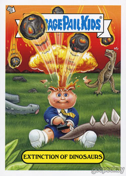 GARBAGE PAIL KIDS BNS1 2012 COMPLETE 10-CARD SET OF ADAM BOMB THROUGH HISTORY! 