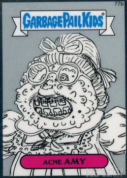Garbage Pail Kids Chrome Series 2 Pencil Art Concept 51a RUSSELL MUSCLE 