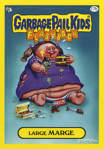 First # To SILVER Set 2011 Topps GARBAGE PAIL KIDS Flashback 3 #1a Up Chuck 