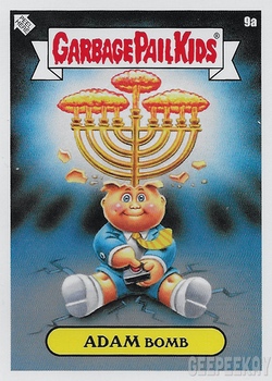 2019 Garbage Pail Kids Valentine's Day Is Gross "UP CHUCK" GREEN BORDER 4a 