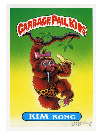1986 TOPPS GARBAGE PAIL KIDS 1ST SERIES GIANT #4 FRYIN BRIAN NM CONDITION GPK 