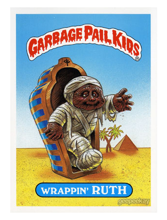 garbage pail kids Giant Stickers 7 different Giant Cards 1986 Topps GPK 1986 